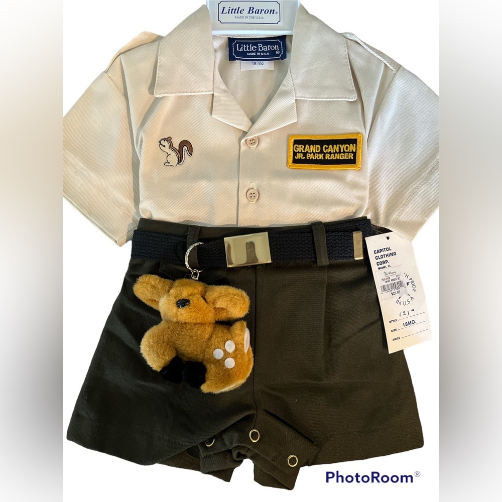Infant size 18m Park Ranger outfit